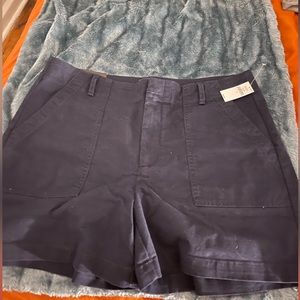 NWT Banana Republic Navy Blue Chino Shorts 5”